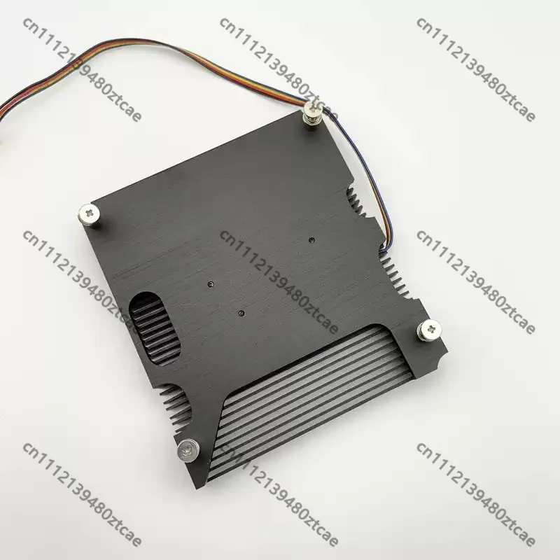 Ultra‑thin All‑in‑one CPU Cooler for LGA1200/115X HTPC, PWM Speed‑adjustable Silent Fan, 13mm Thickness