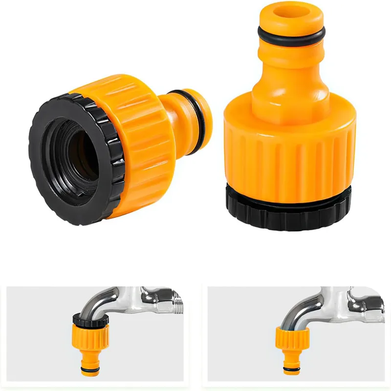 3-8pcs Garden Tap Adapters Quick Connectors 1/2