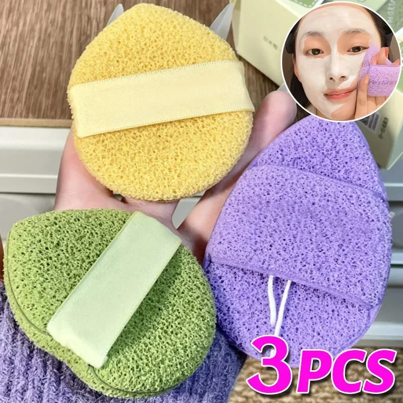 Mud Mask Cleaner Puff Exfoliating Blackhead Removal Face Wash Cleansing Sponge Makeup Remover Foam Sponge Face Clean Pads Tool