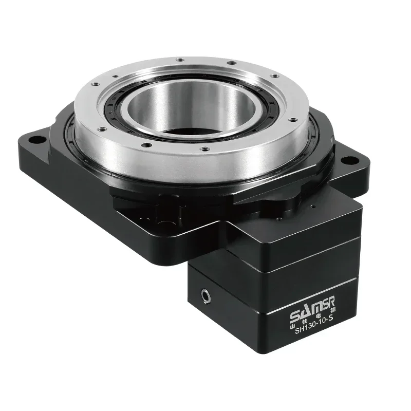 

Samsr precision 130mm servo hollow rotating tle platform reduction gearbox with 10 ratio for 400W servo motor series