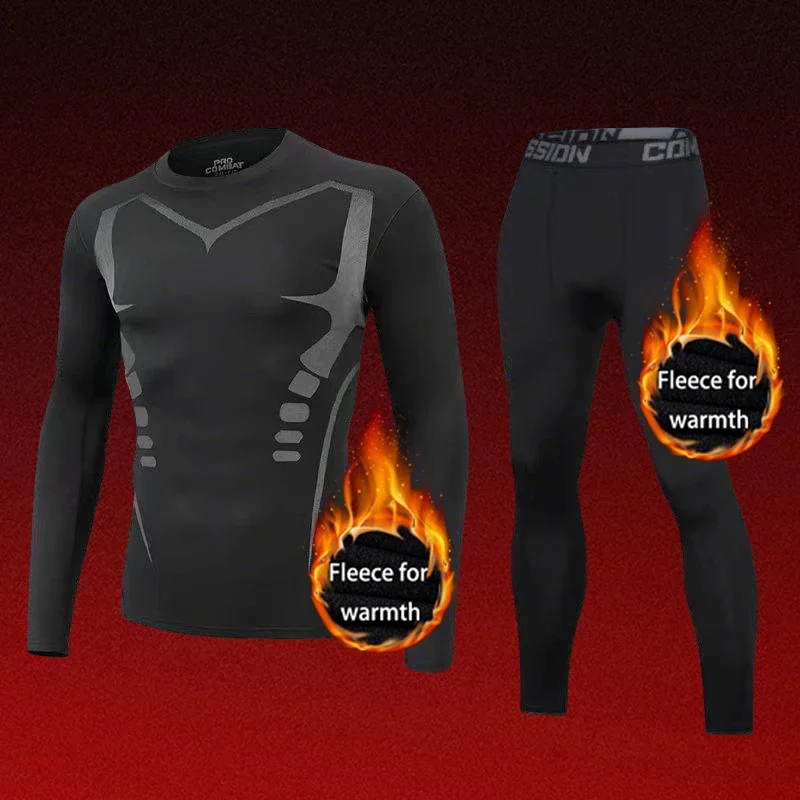 ملابس داخلية حرارية لخريف وشتاء 2025، ناعمة ودافئة، سريعة الجفاف وقابلة للتنفس، مناسبة للرياضة #1