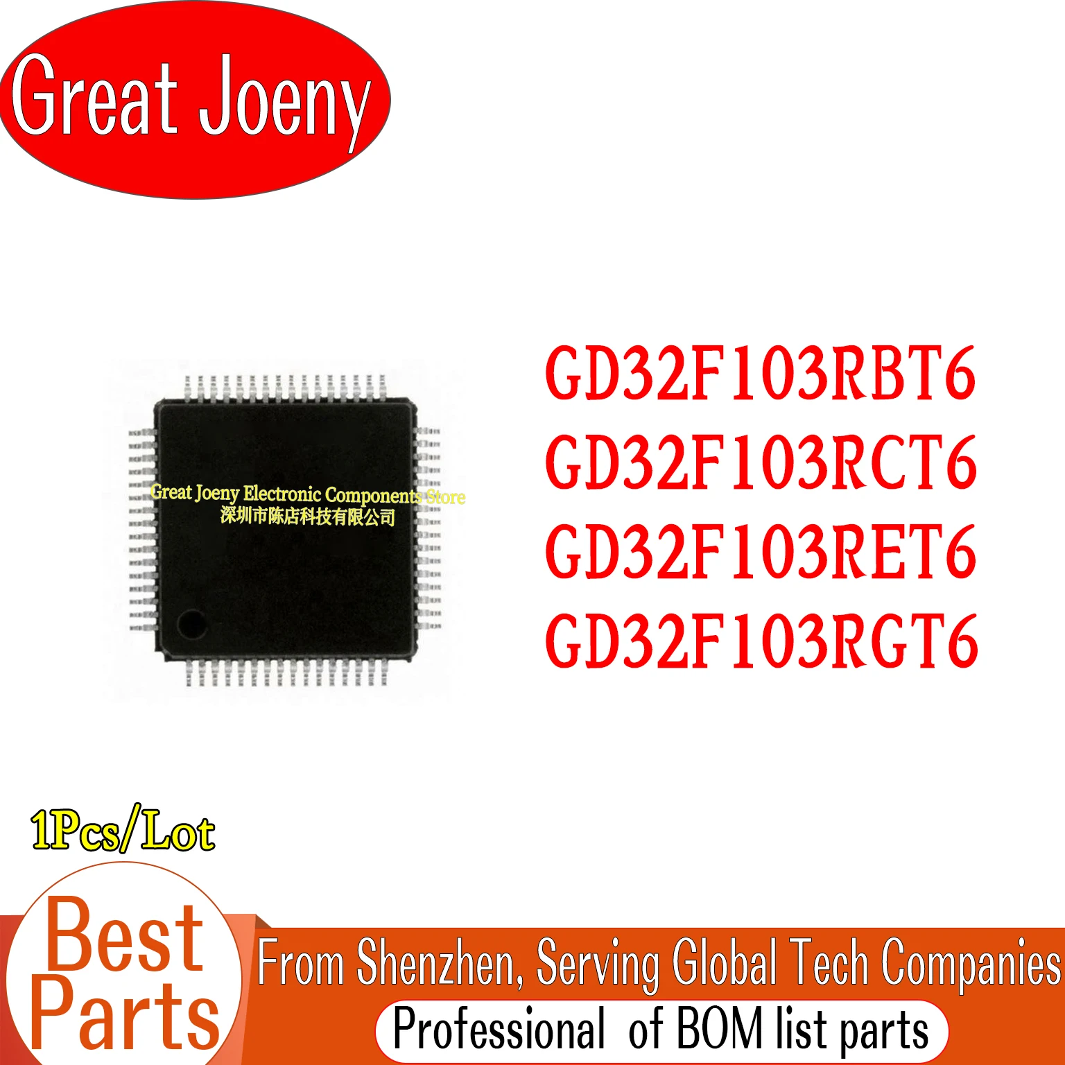 

GD32F103RBT6 GD32F103RCT6 GD32F103RET6 GD32F103RGT6