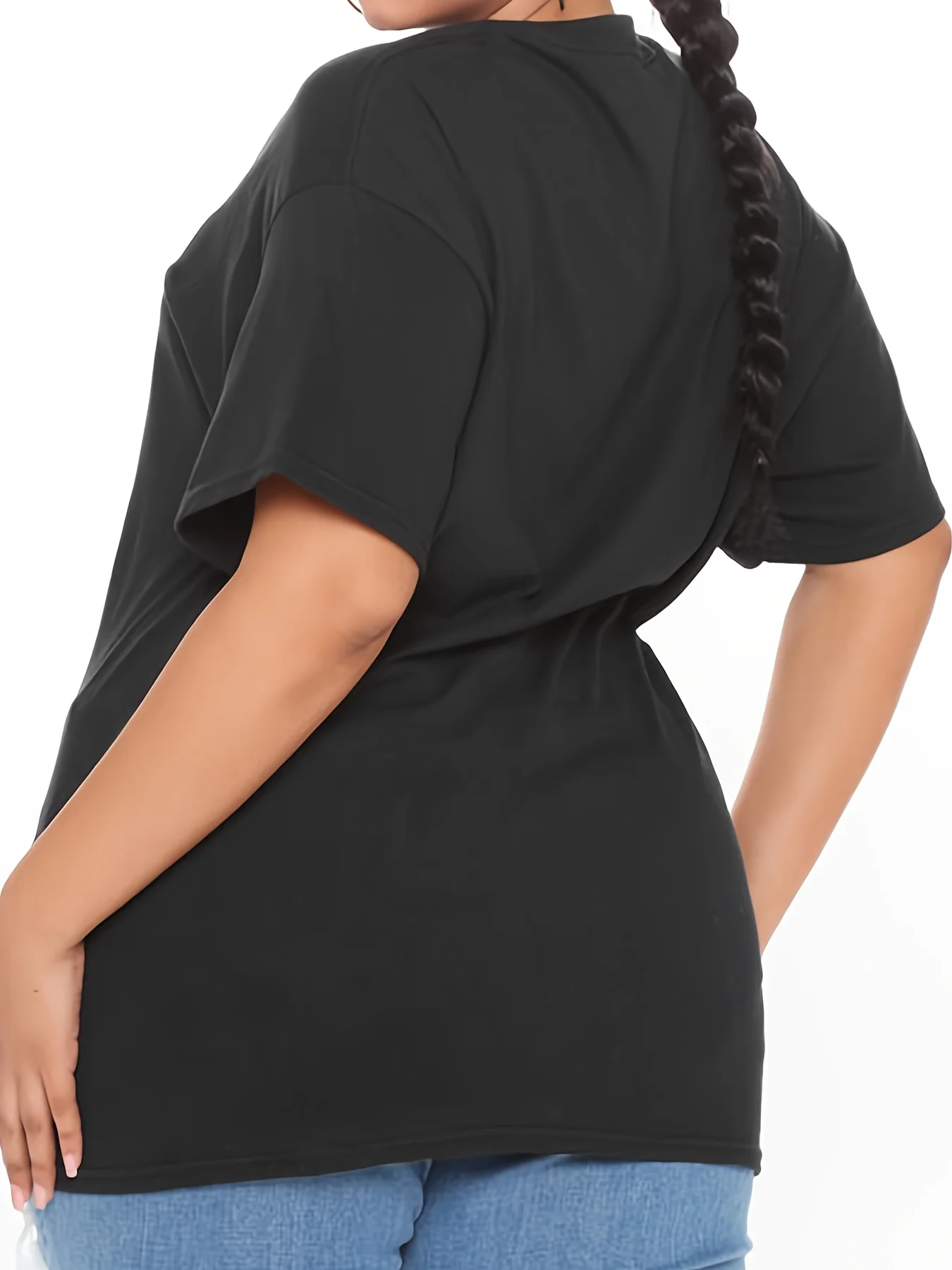 2025 الصيف المرأة القوطية تي شيرت ذوبان القلب الجمجمة طباعة عادية كم قصير المرأة طاقم الرقبة الشارع الهيب هوب تي شيرت #4