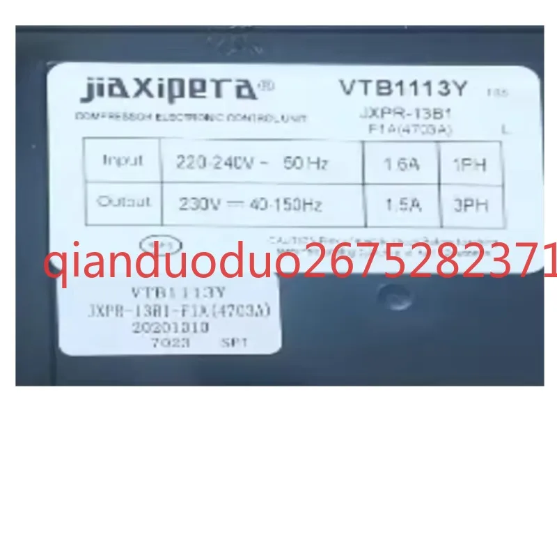 

Новая плата управления для холодильника, плата инверторного компрессора VTB1113Y JXPR-13B-2L, материнская плата