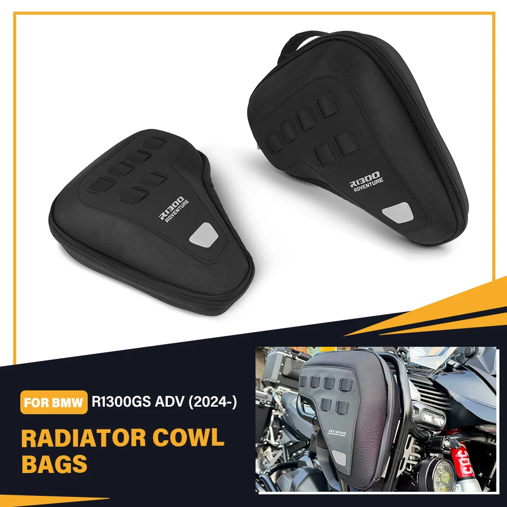 FOR BMW R1300GS ADVENTURE R 1300GS ADV R 1300 GS ADV 2024- Accessories Moto Side Storage Bag Side Tool Kit Radiator Cowl Bags