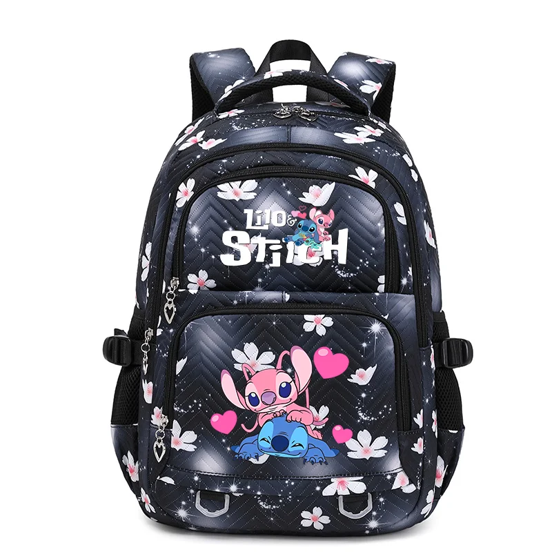 Disney Lilo Stitch Waterproof Women Backpack Female Travel Bag Backpacks Mochila Schoolbag for Teenage Girls Bookbag