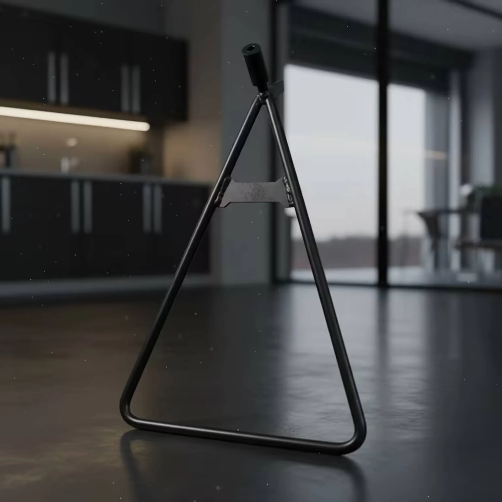Dirt Bike Triangle Stand Cylindrical Motorcycle Triangle Stand Dirt Bike Kickstand Stable Universal for Riders, Maintenance view 2
