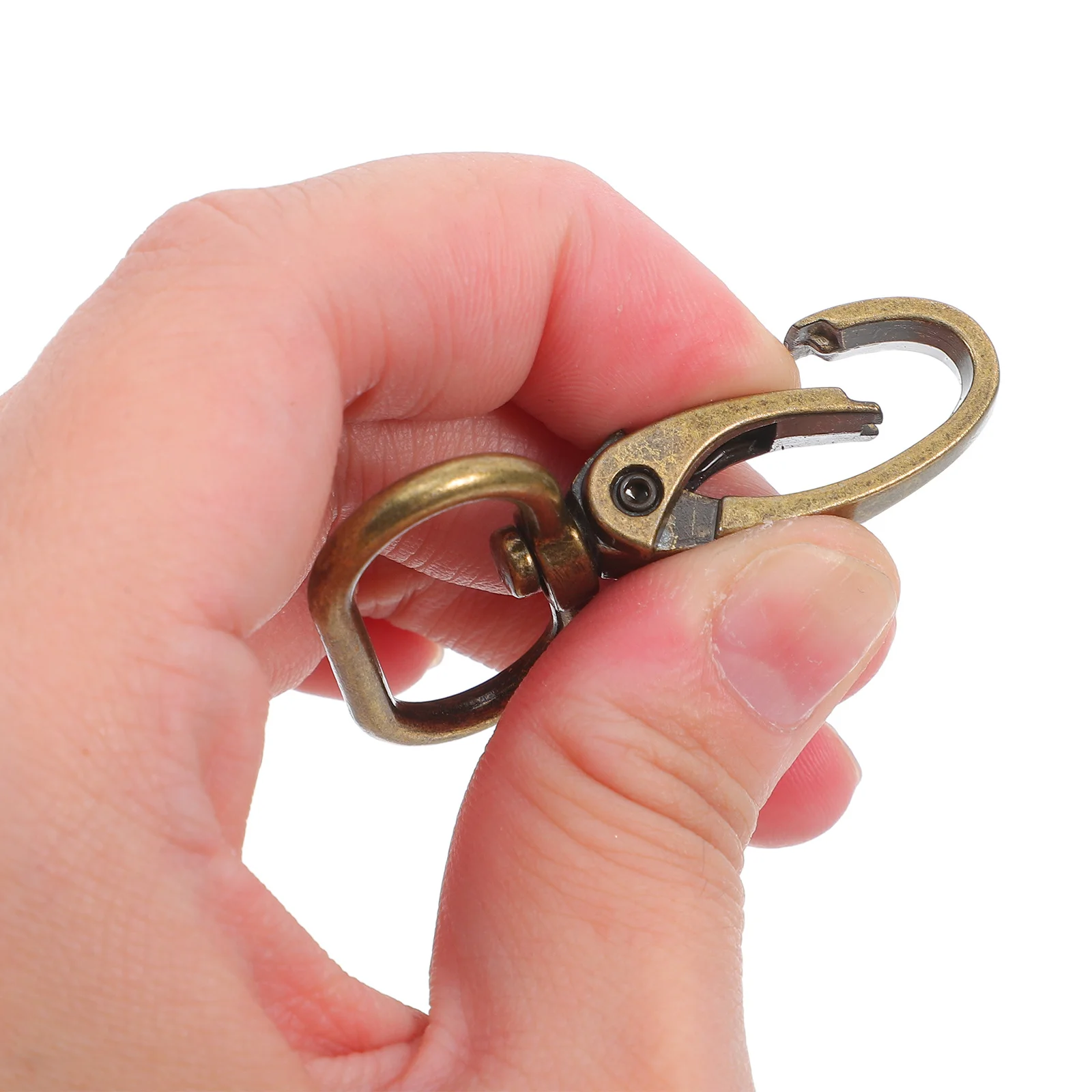 

20pcs Bronze 49*25Mm Zinc Alloy Keychain Lobster Clasp Swivel Snap Hook For Diy Jewelry Craft Decor Bag Accessory Swivel Trigger