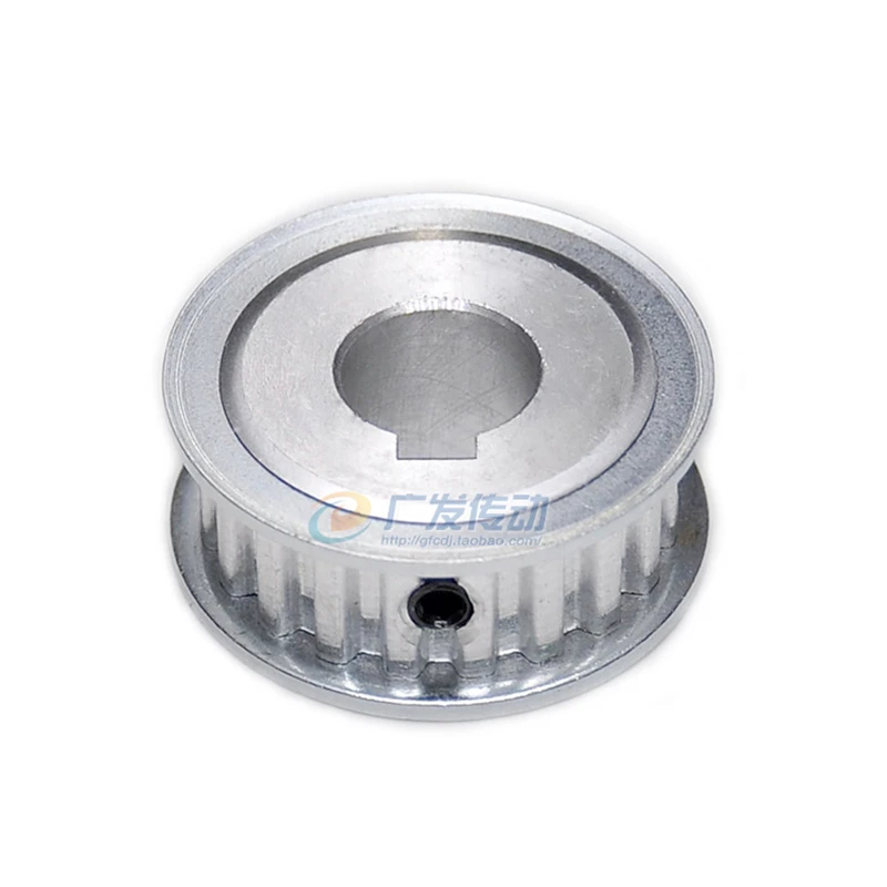 XL Two-Plane Timing Pulley 15-20 Teeth Aluminum Alloy Timing Pulley with Keyway Bore 8/10/12/12.7/14/15/16/17/18/19mm 3D Printer