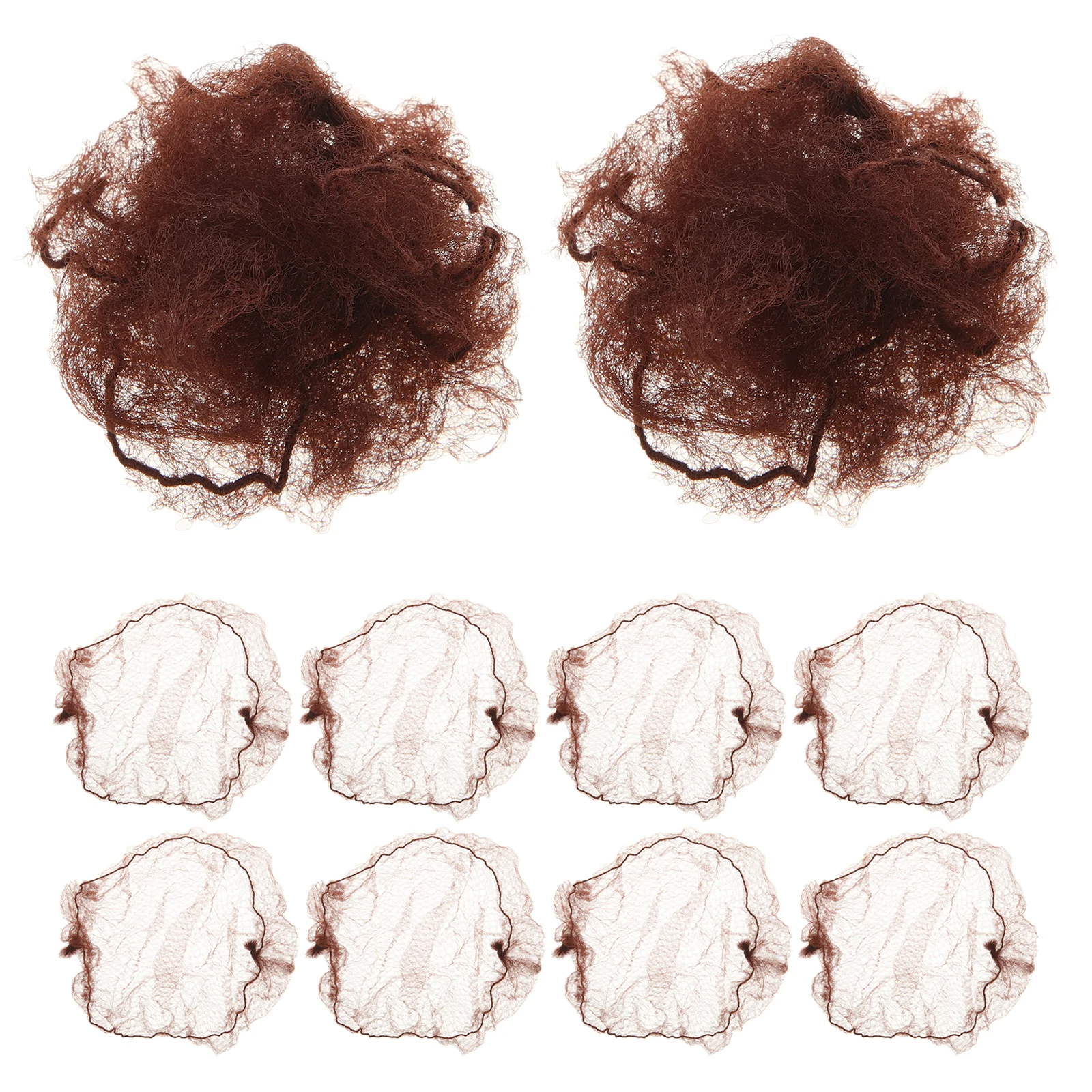 

10pcs Bonnet High Elasticity Hair Nets For Women Women Girls Nurse Ballet Dance Party Accessories Hair Styling Care