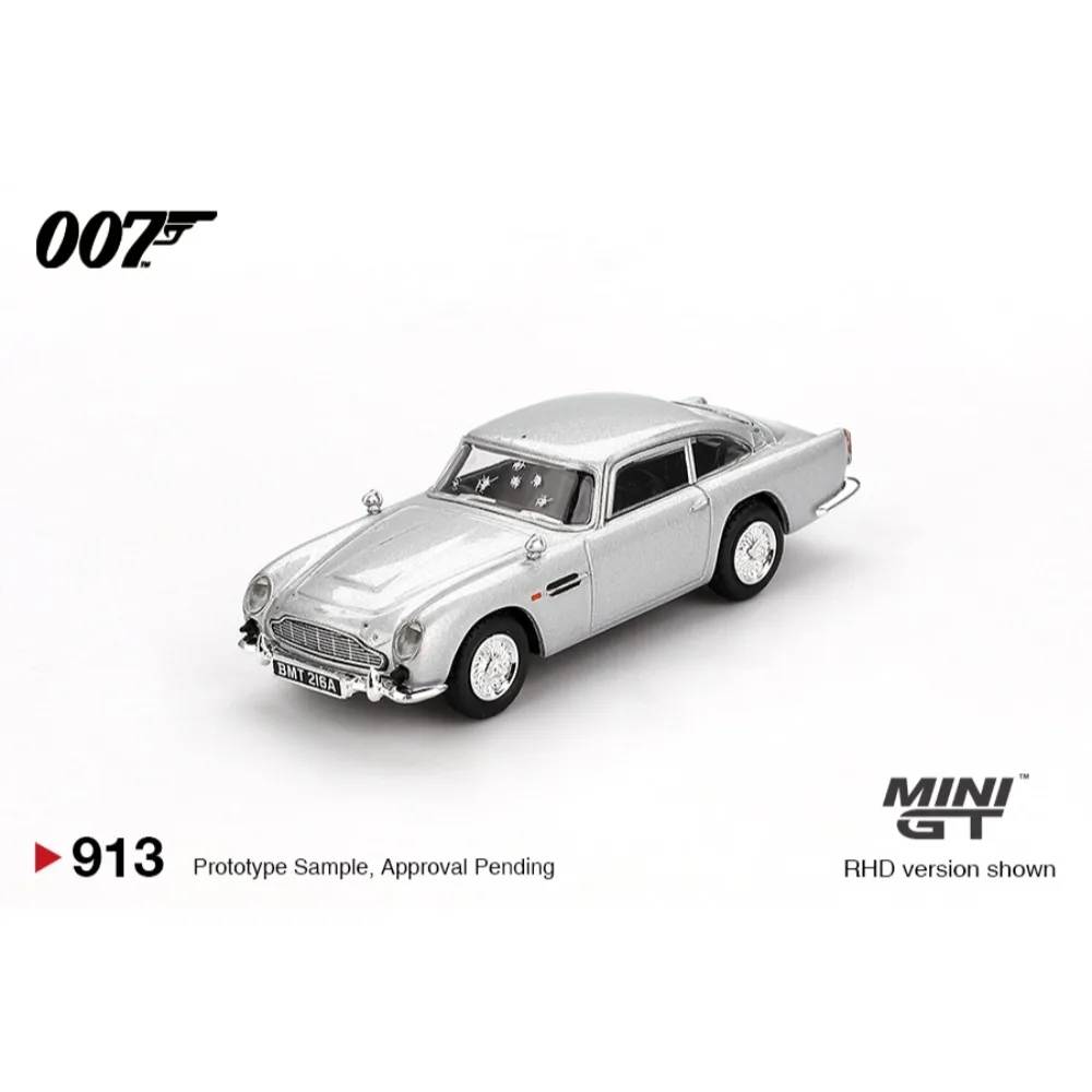 ما قبل البيع MINIGT 1/64 Diecast نموذج سيارة Aston Martin DB5 "Skyfall" عبوة نفطة (النسخة الصينية) نموذج عالي الأداء