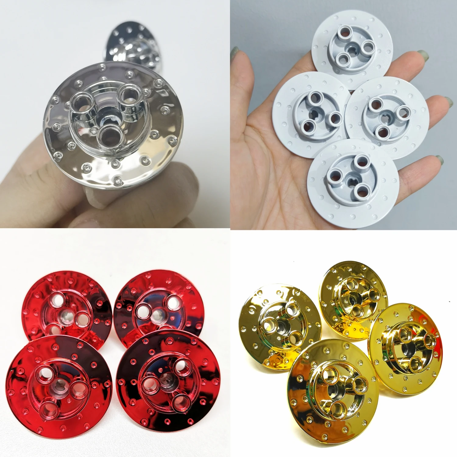 MOC Electroplating 35189 Brake Disc Modification Parts Technology Accessories Compatible With Lego Building Bricks Block