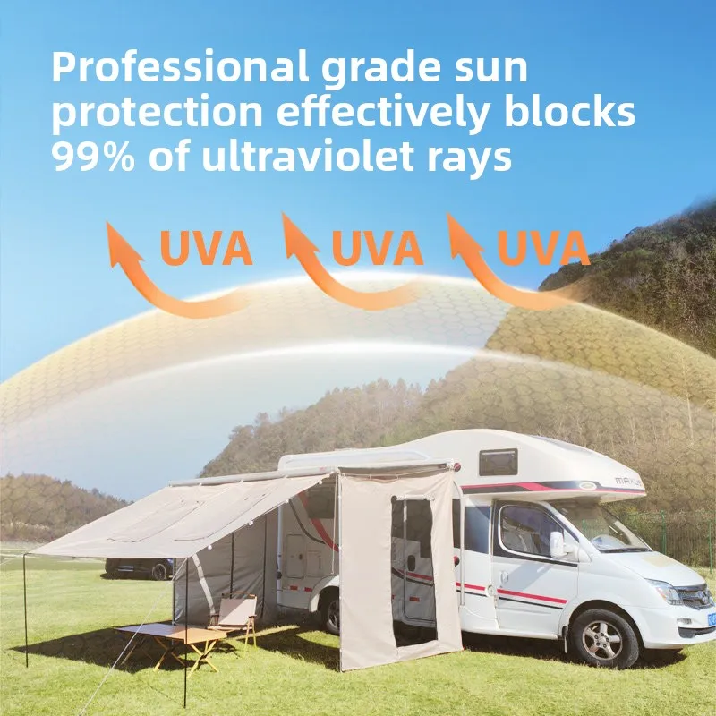 RV Side Awning / Canopy / Side Extension Enclosure (Suitable for Class B & C RVs)