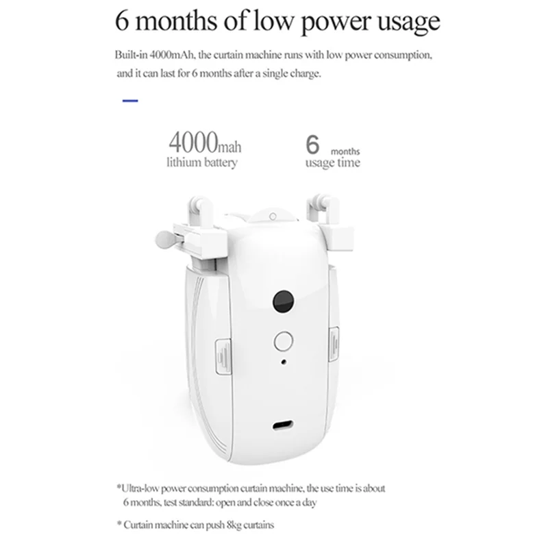 Smart Curtains Robot Roman Rod Track/T/U-Rail Tracks 3 In1 Automatic Curtain Opener Remote Control Curtain Motor-BTFL