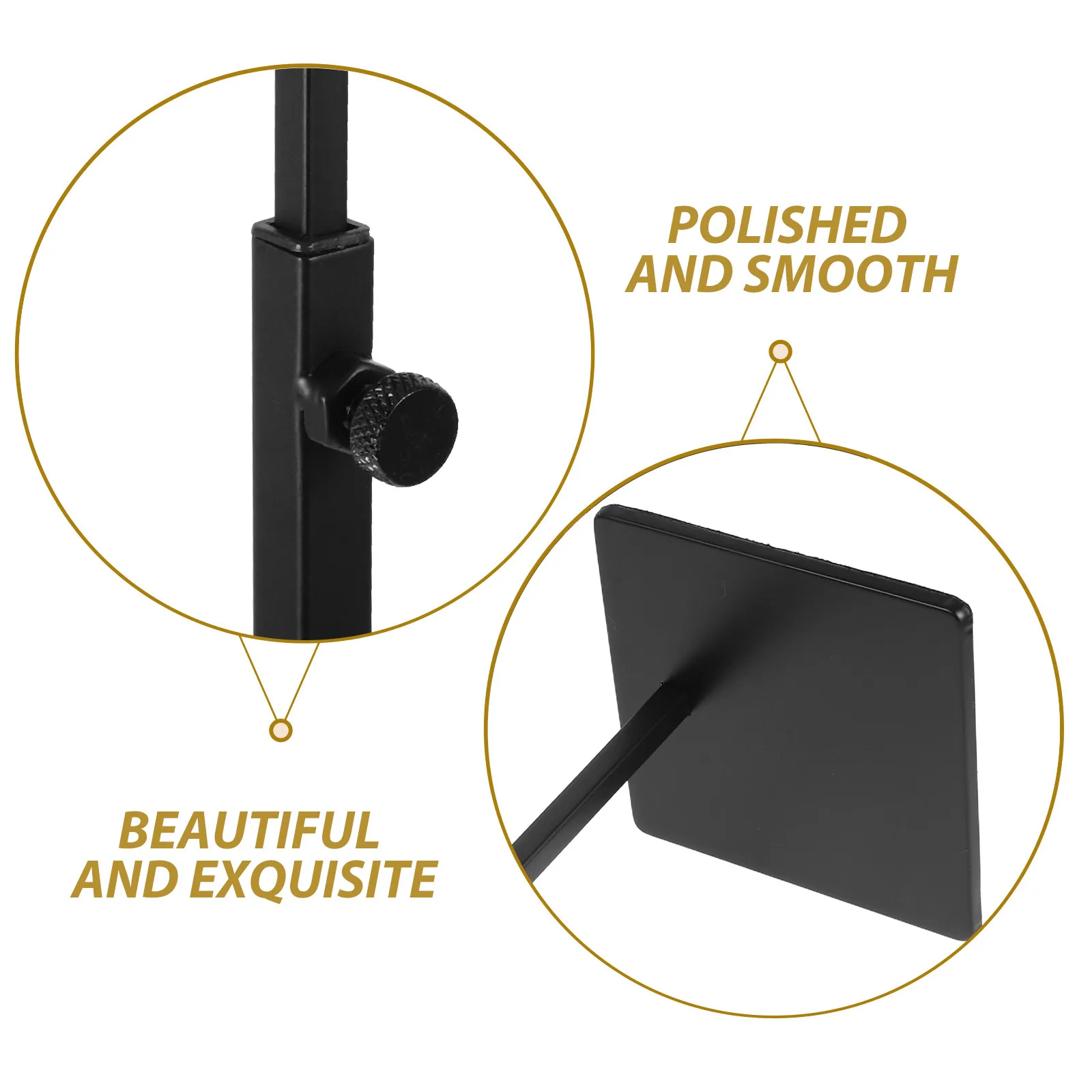 Black -Shaped Adjustable Handbag Rack Tabletop Stand Holder Bag Display Retail Store Boutique Necklace Display Stand