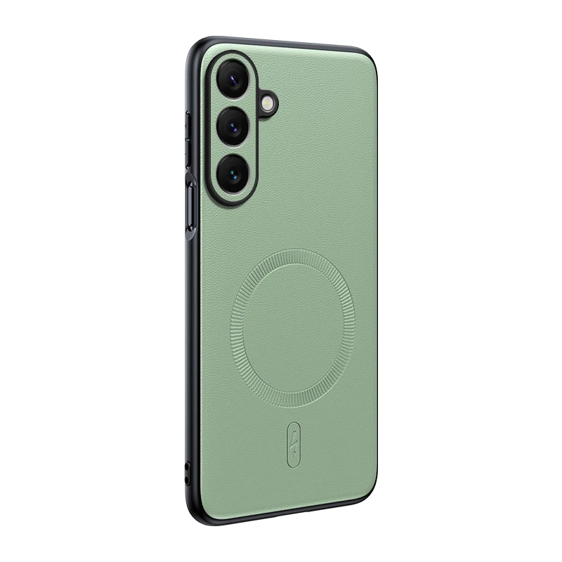 Für Samsung S25 Plus Hülle Magnetische Leder-Schutzhülle Für Samsung S25 Plus Anti-Fingerabdruck Rutschfest PC+TPU – Detail 3