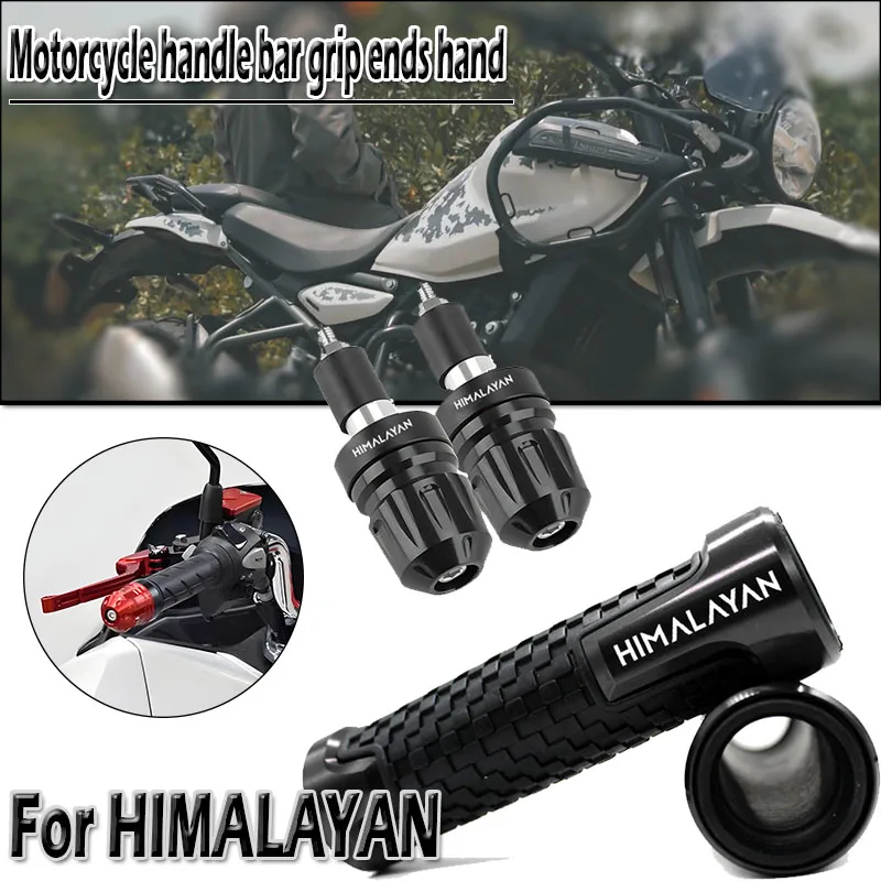 ل رويال انفيلد الهيمالايا 450 411 400 جديد دراجة نارية ثلاثية الأبعاد مقود نهاية الوزن المقود القبضات غطاء التوصيل #1