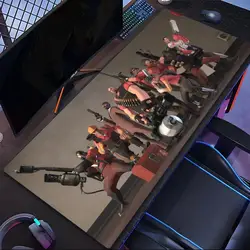 Varmilo Team Fortress 2 Mouse Pad Tablet mouse Pad Laptop xl desktop mouse pad, cute HD Rainbow Gaming keyboard pad