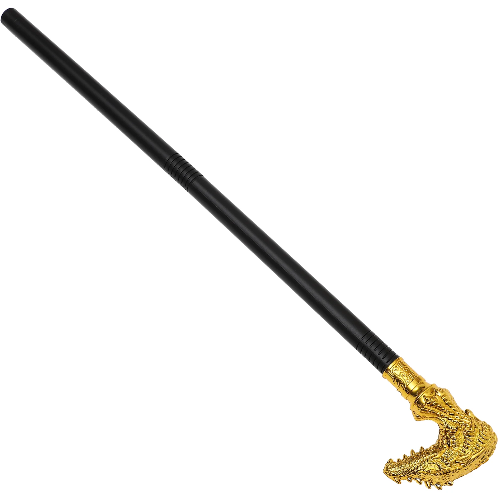 

Unique Dragon Head Walking Cane Prop Punk Style Halloween Cosplay Supplies Lightweight Small Easy Carry Halloween Accessories