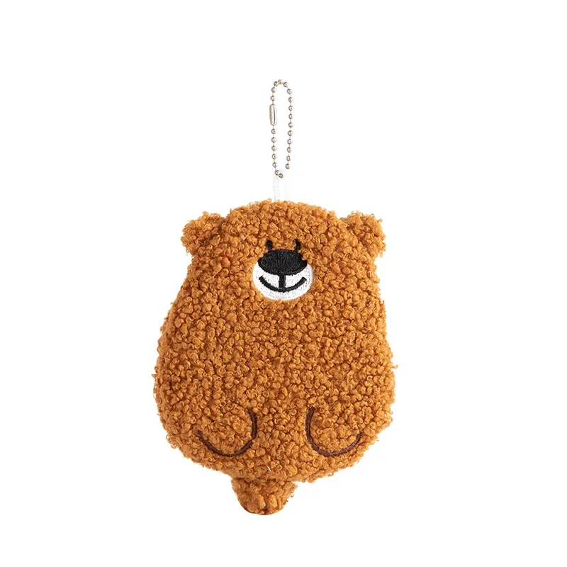 Cute Bear Plush Cartoon Change Wallet Popular Girl Heart Mini Earphone Bag Coin Purse Gift Lipstick Sweet Storage Bag
