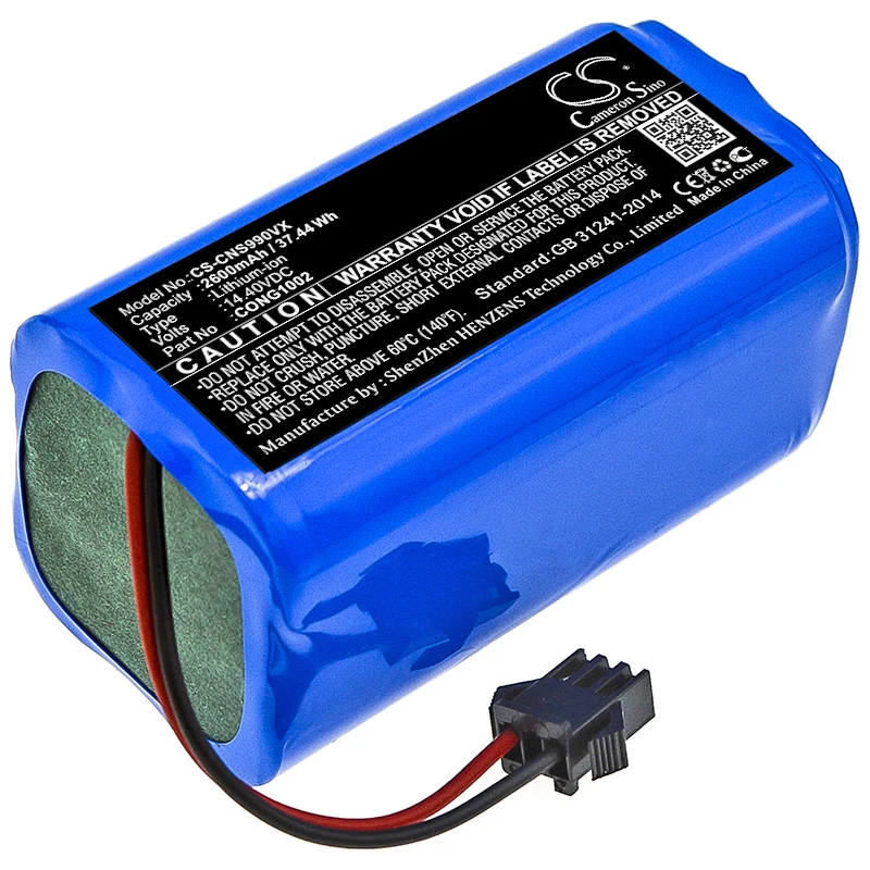 battery for Battery for CECOTEC CONGA 1090, Conga 1099, CONGA 1190, Conga 1790, Conga 1990, Conga 2290 Ultra, Conga 5290 Ultra