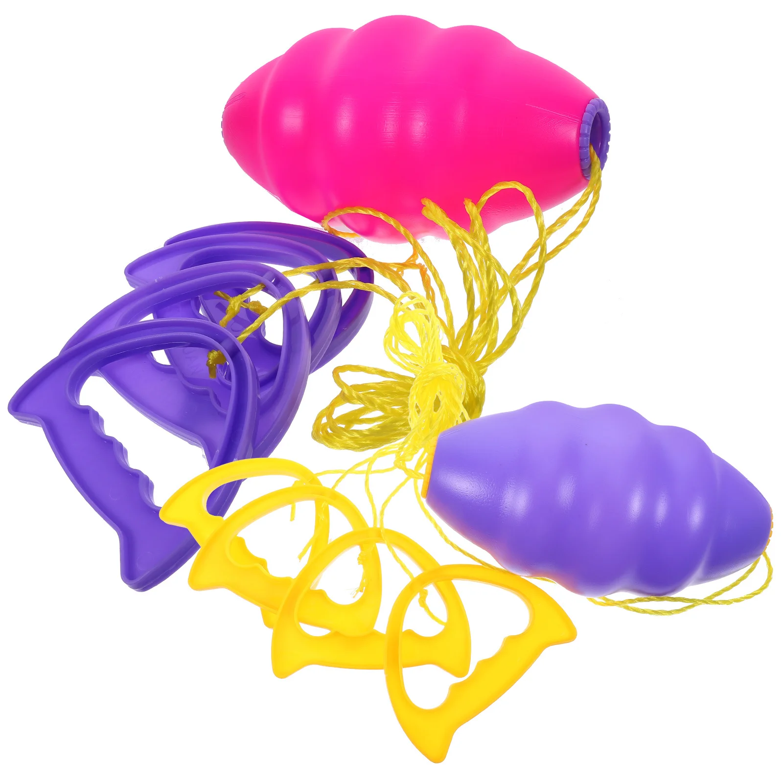 2Pcs Hand Ziehen Rally Bälle Doppel Kooperation Interaktive Bälle Outdoor Eltern Kind Ausübung Koordination Spiel