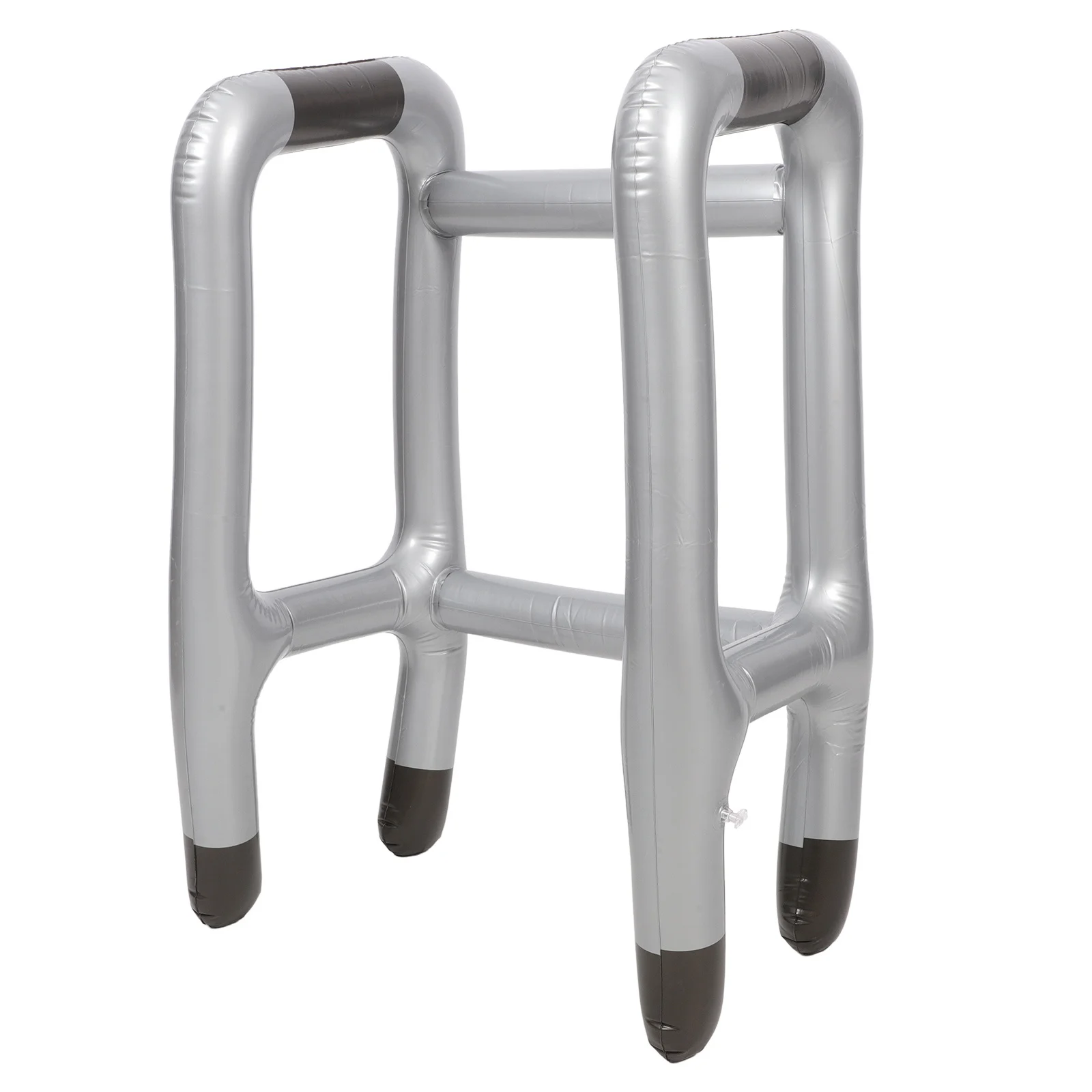 PVC Inflatable Crutch Walking Stick Lightweight Portable Party Performance Decoration Balloon Inflatable Walker Balloon