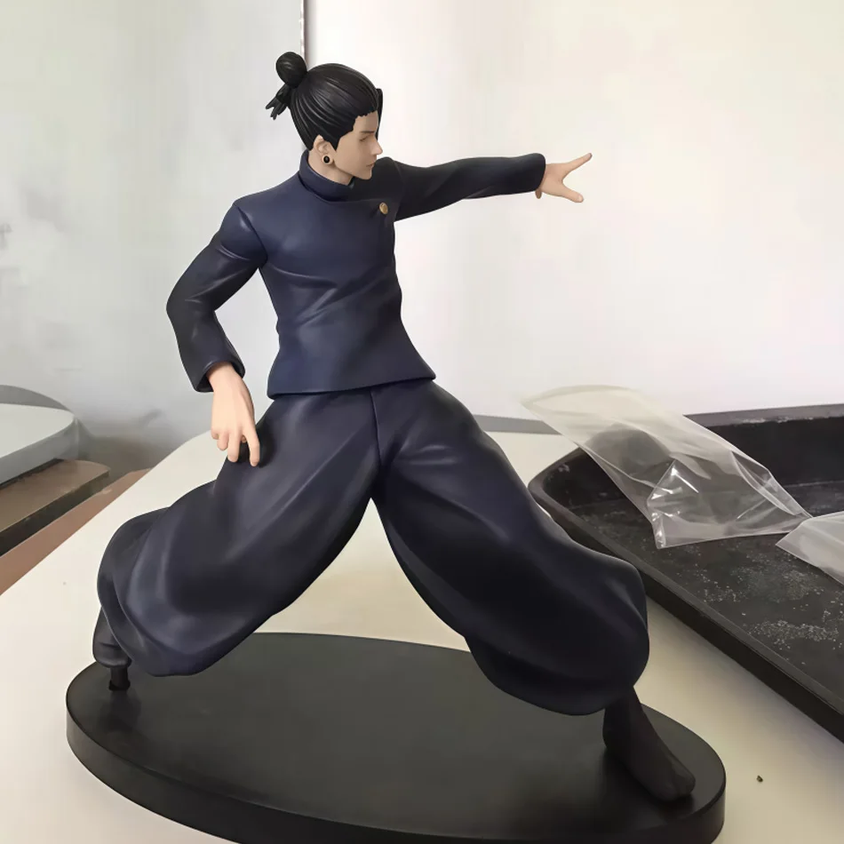 JJK Anime Figure Geto Suguru Fushiguro Toji Gojo Satou doll Combat pose style action figure Model Desktop Ornament Birthday Gift - view 3