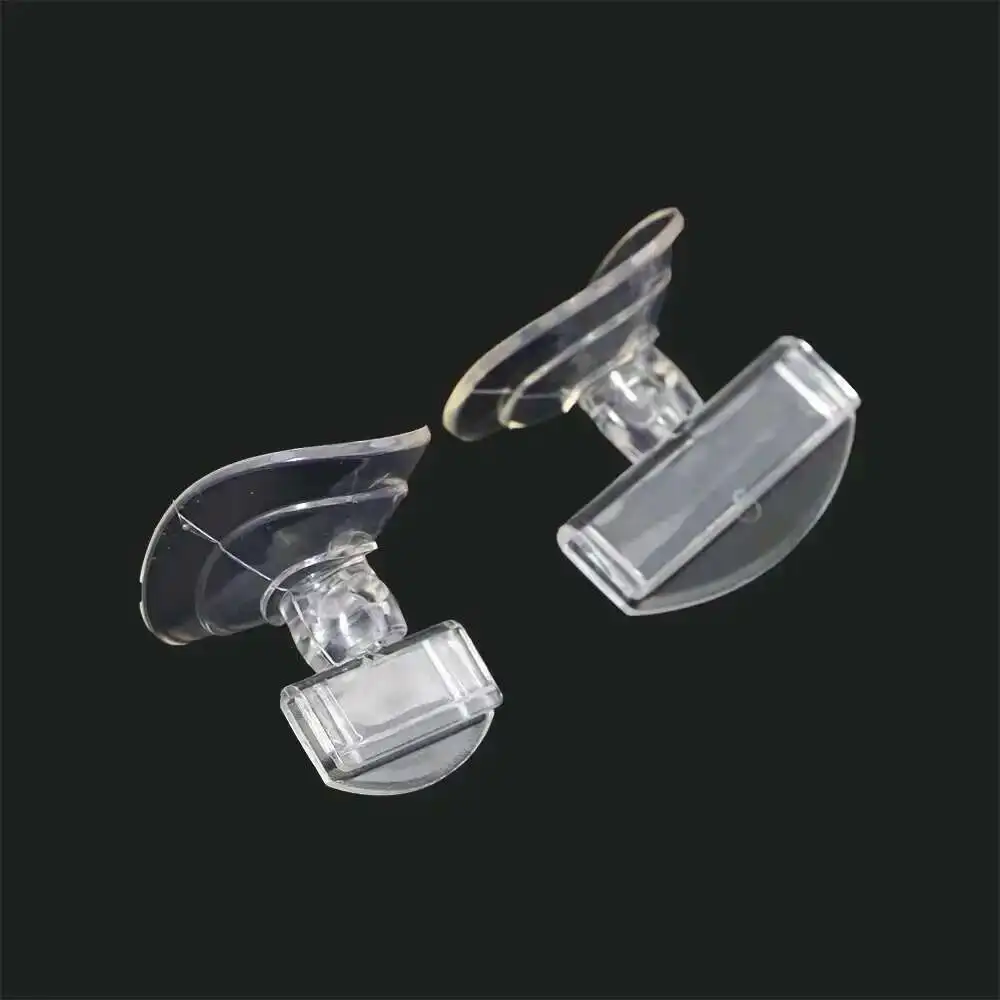 Pop Suction Sucher Cup Stable Base Clear Sign Display Promotion Price Tag Clips Holders Strong Suck Ability