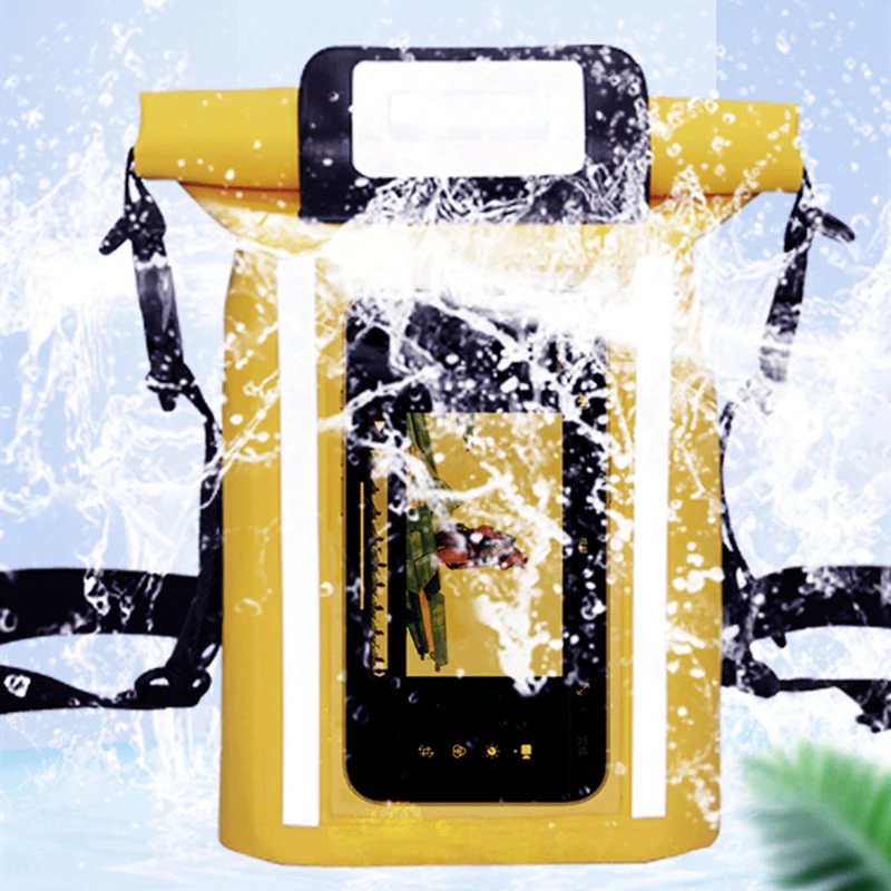 Waterproof Shoulder Bag Phone Pouch Fanny Pack Floating Dry Bags Swimming Kayaking Surfing Packs Snorkeling Boating Shoulder Bag