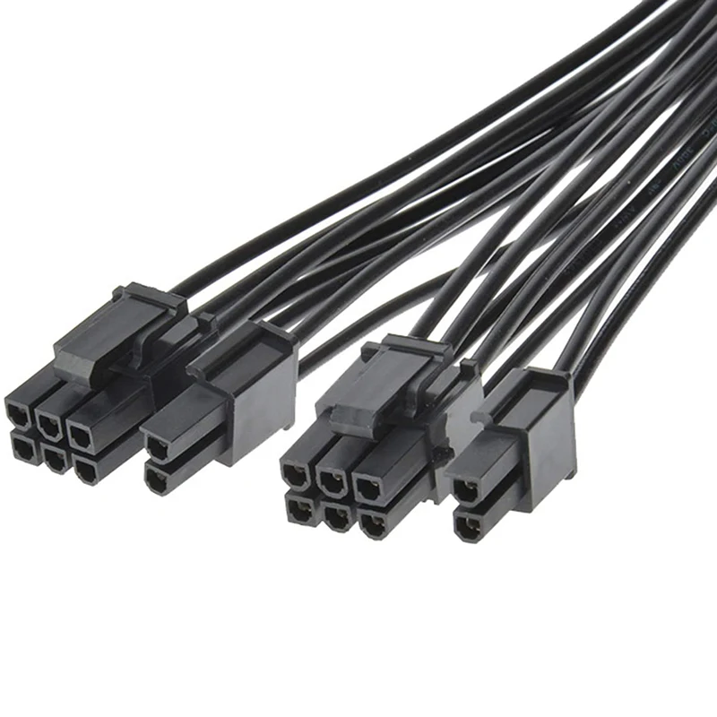 8 Pin PCI-E To 2 PCI-E 8 Pin (6+ 2)Pin Power Cable,Splitter PCI Express Graphics Card Connector PC Power Cable