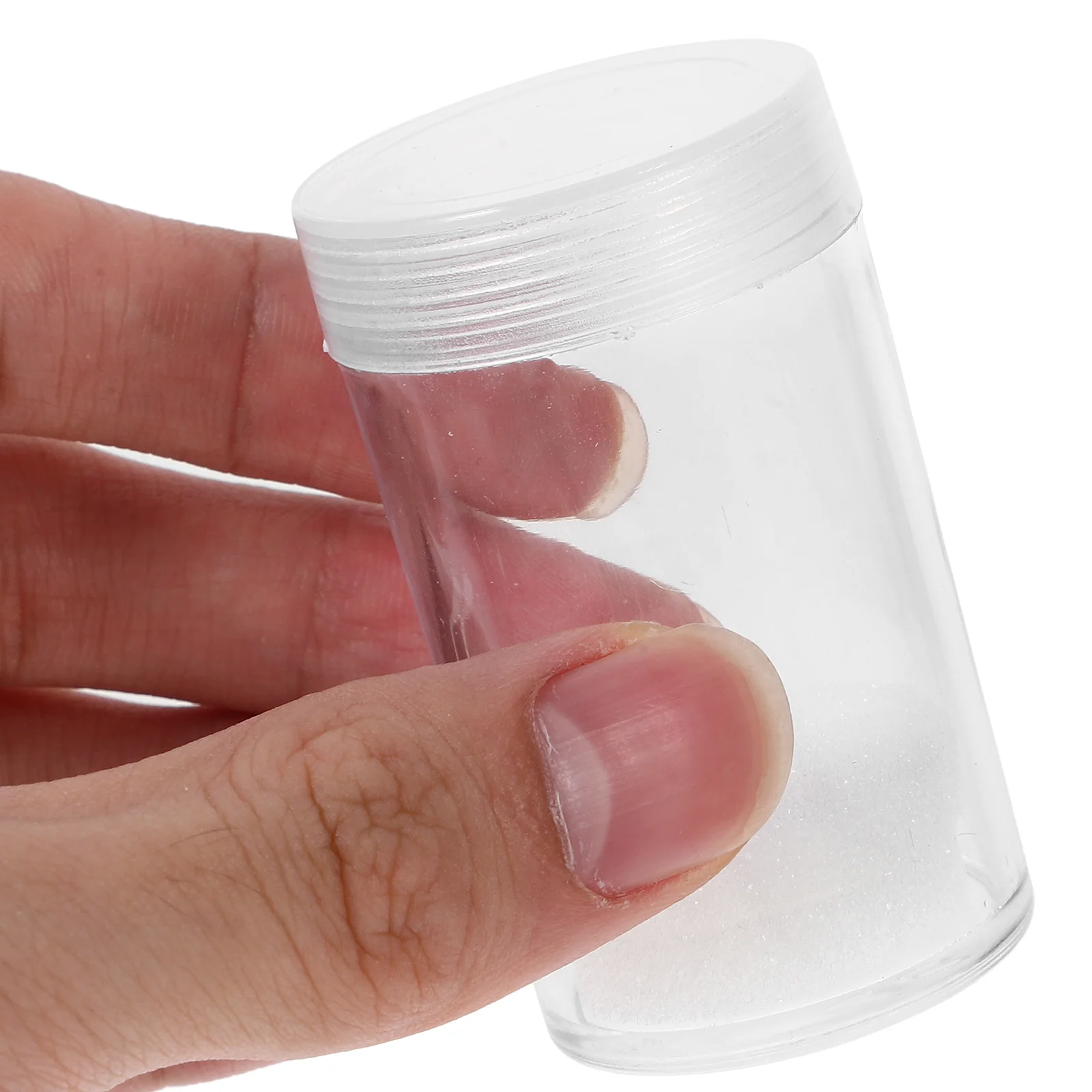 10 Pcs Van Storage Boxes Coin Capsules Holder Plastic Tote Convenient Protector