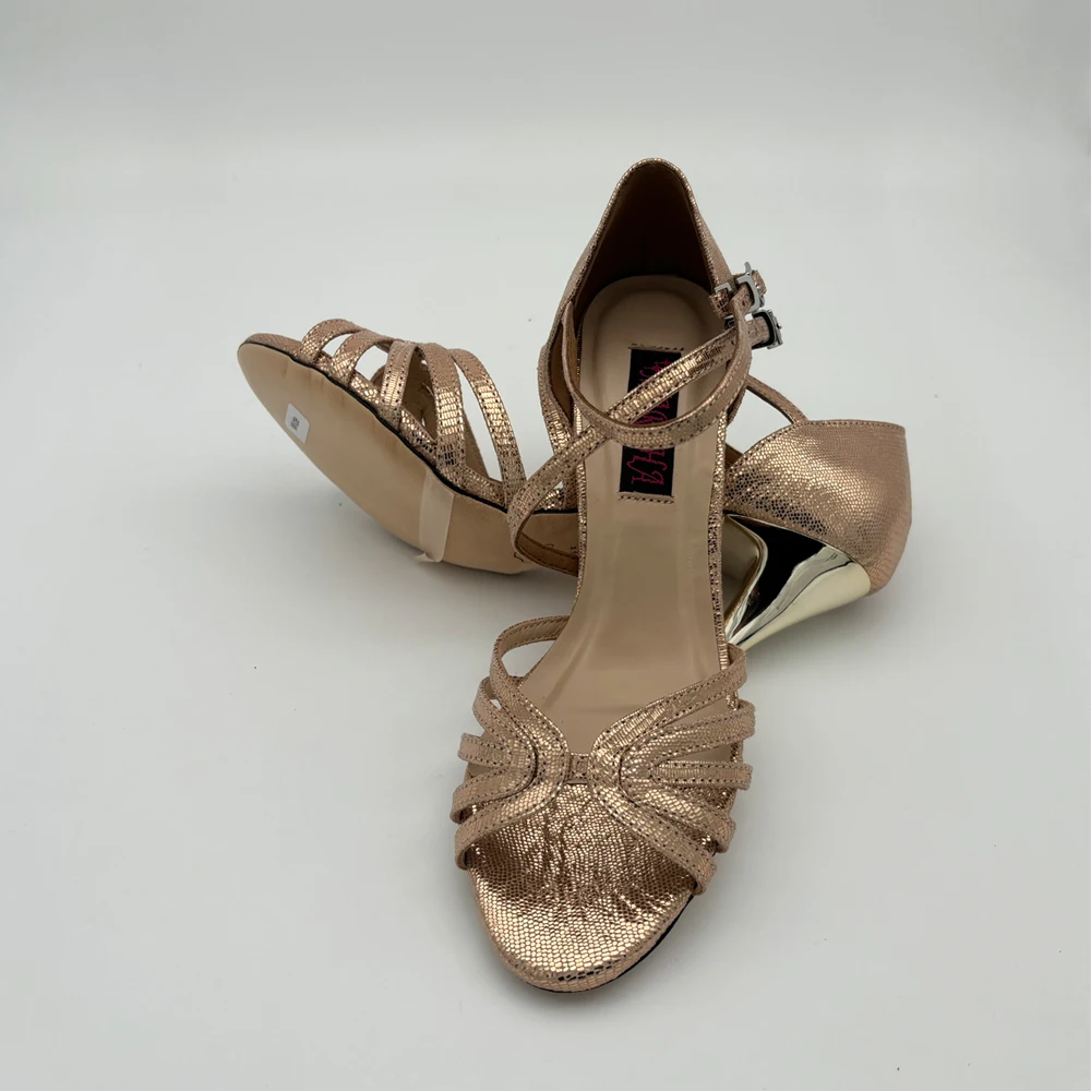Sexy Comfortable Argentina Tango Dance Shoes Comfortable Party Shoes Wedding Shoes T628403LGL leather outsole 7.5cm 9cm heel