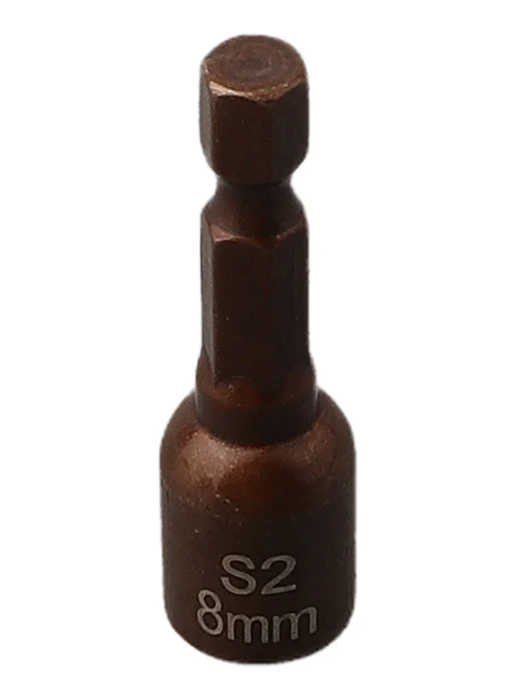 8mm * 마그네틱-= 너트 =-스크루 드라이버 =-소켓 *-비트 임팩트-= 소켓 스크루 드라이버, 육각 생크 전기 드릴 비트 소켓 수공구