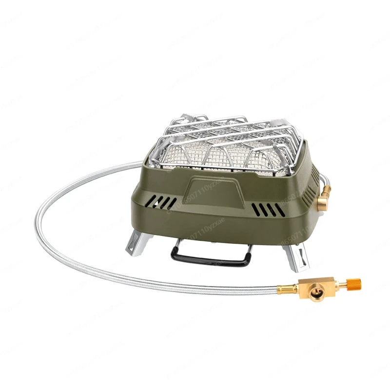 

Портативная мини-печь двойного назначения для улицы, многофункциональная нагревательная печь, инфракрасная печь, походная плита, головка, зимний кемпинг для отопления