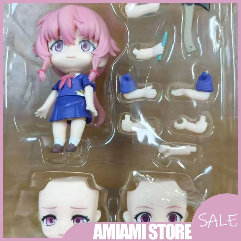 

10cm Q-version Diary Gasai Yuno GSC 2316 Poseable Figure PVC Domestic Movable Desktop Boxed Model Birthday Christmas Gifts Toys