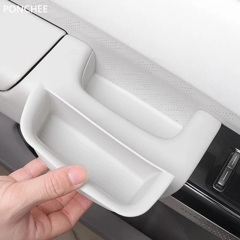 

For ZEEKR 7X 2025 Door Storage Box Inner Handle Storage Box Silicone Pad for Car Door Slot Handle Automobile Supplies