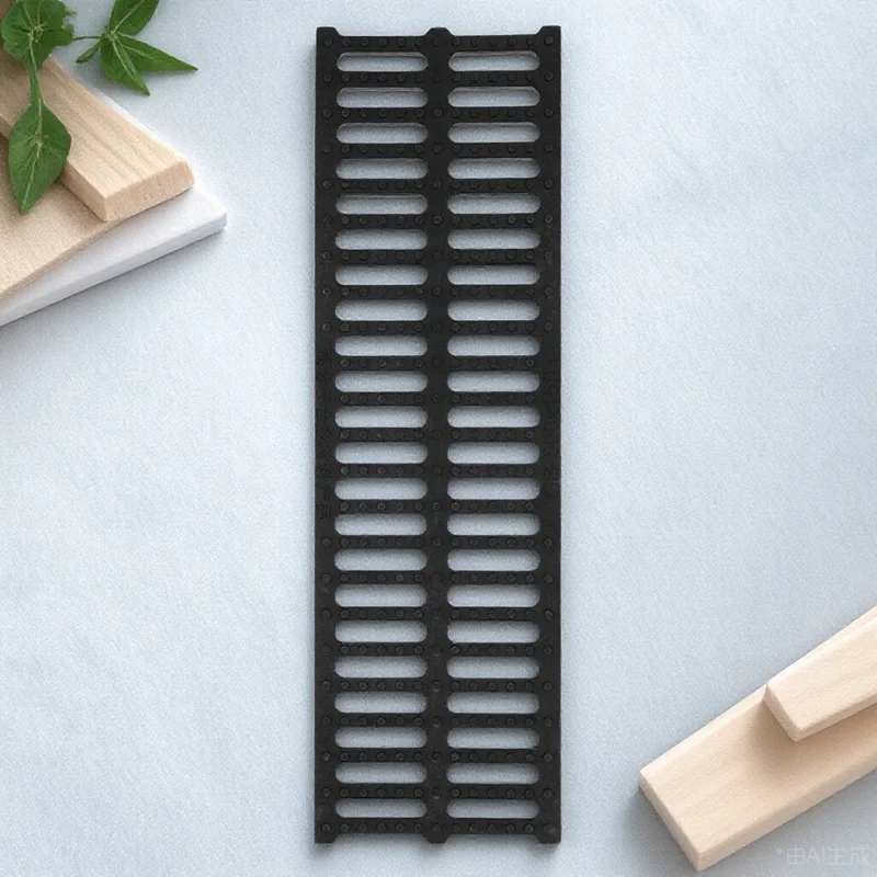 

Plastic Rectangular Outdoor Drain Cover Gutter Trench Drain Grate Sewer Channel Yard Drainage Floor Cover Plastic Grate