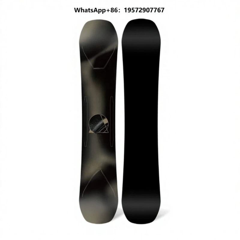Gold Carved Flat  Eight Character Sliding All-round Winter Ski Snowboard Adult All Mountain Poplar + 2 Beech +