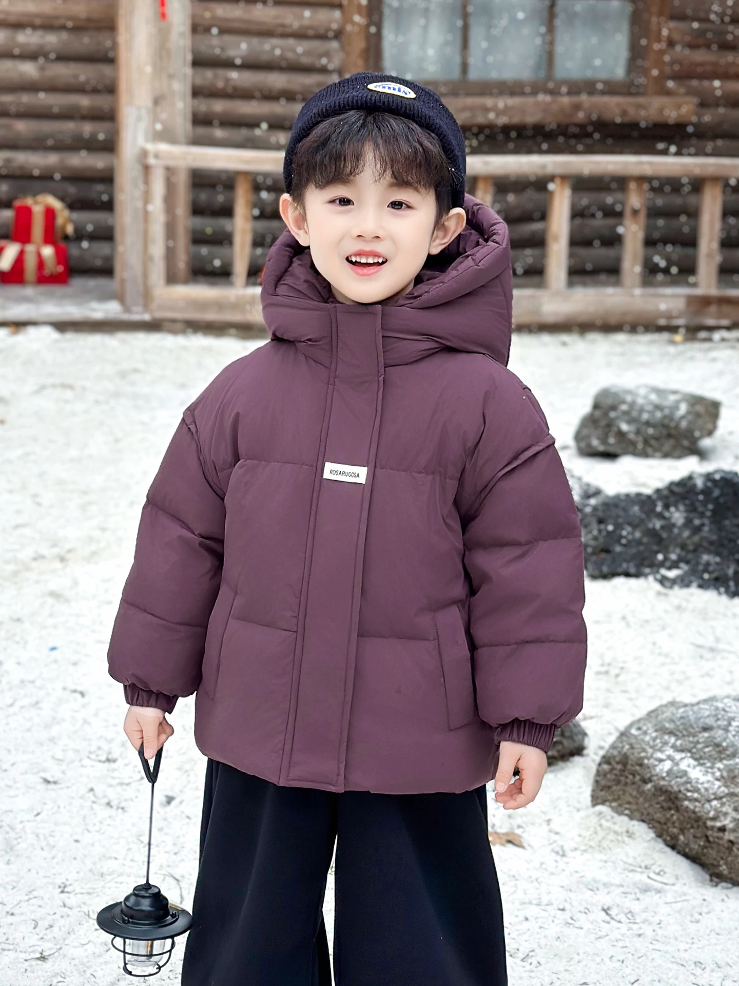 

Trendy Boys' down Jaet Du down Puffer Coat Winter Clothes Warm Breathable Outdoor Children's Clothing Polyester Fiber