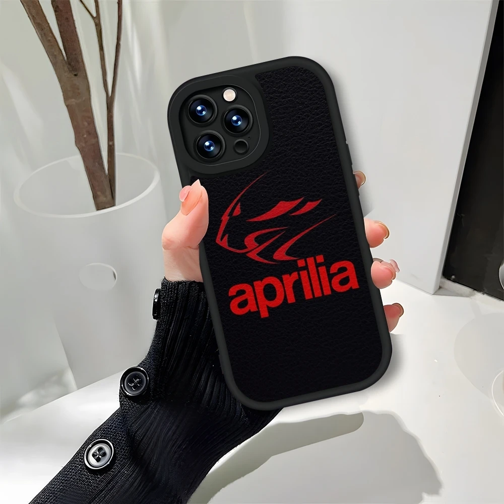 A-Aprilias Racing Phone Case nero per IPhone 11 14 13 12 Pro Max Mini Xs X Xr 7 8 Plus SE2020 pelle Silicone Soft Coque