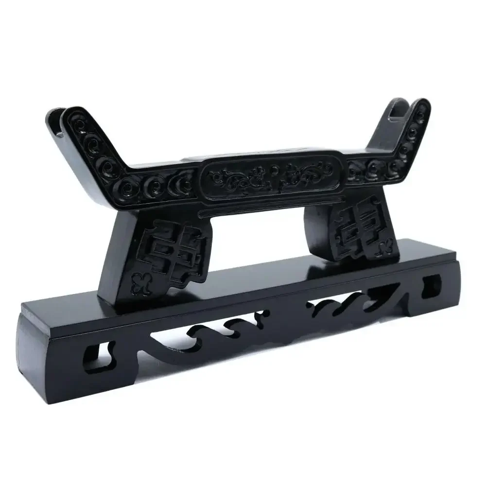 Archaize Brocade Style Samurai Sword Katana Wakizashi Tanto Holder Stand Dispaly 1 Layer
