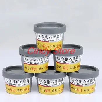 ダイヤモンドペースト複合ミラー研磨グラッピングシリンジW0.25-60ミクロンガラス翡翠ジュエリー金属バフ研磨ツール