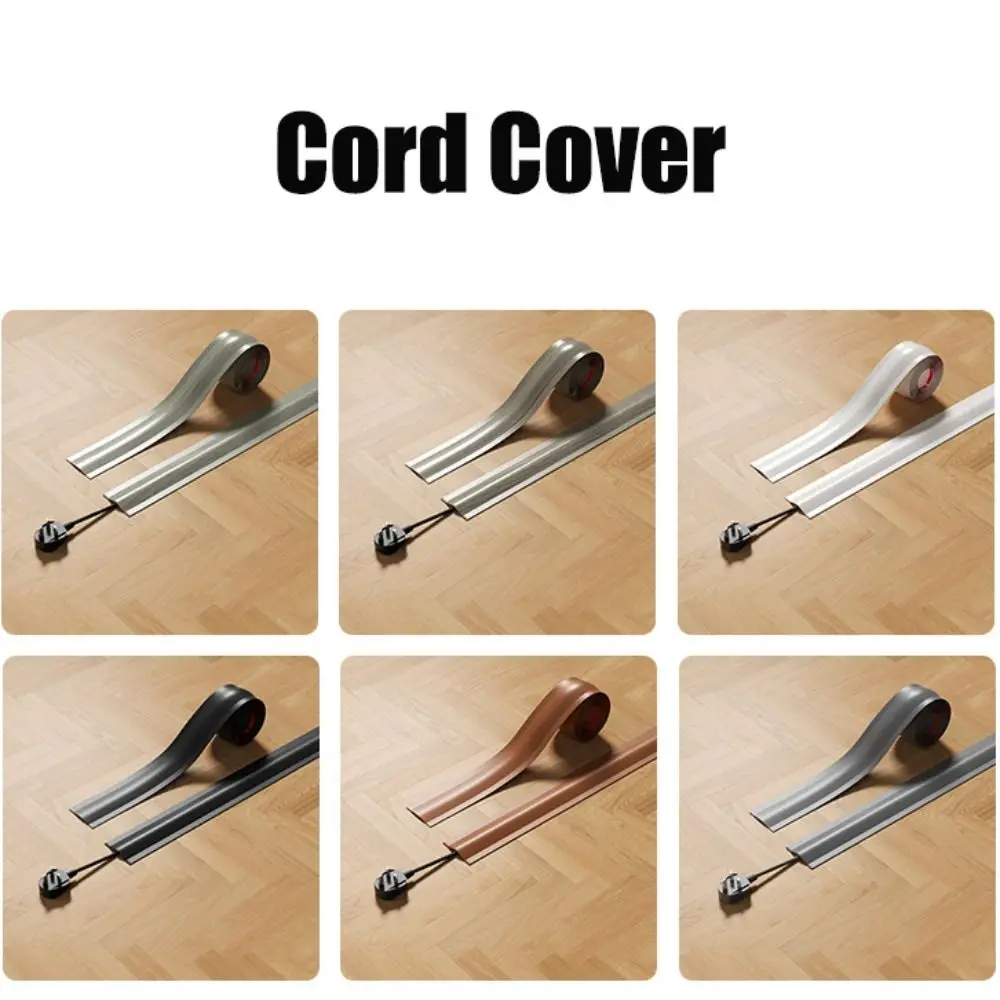 High Quality Soft Cord Cover PVC Flexible Floor Cable Cover Durable Cable Management Wire Cover Office
