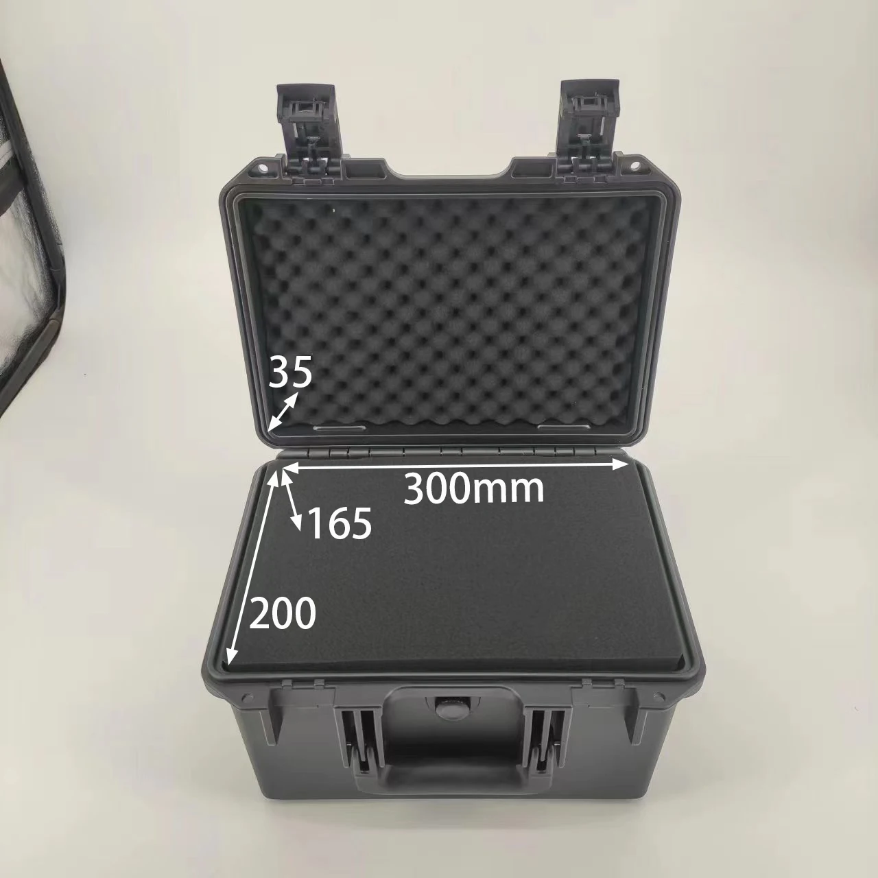 DPC036-5 High Quality Portable IP67 Waterproof Hard Plastic Equipment Safety Protection Tool Case With Pre-cut Foam Insert