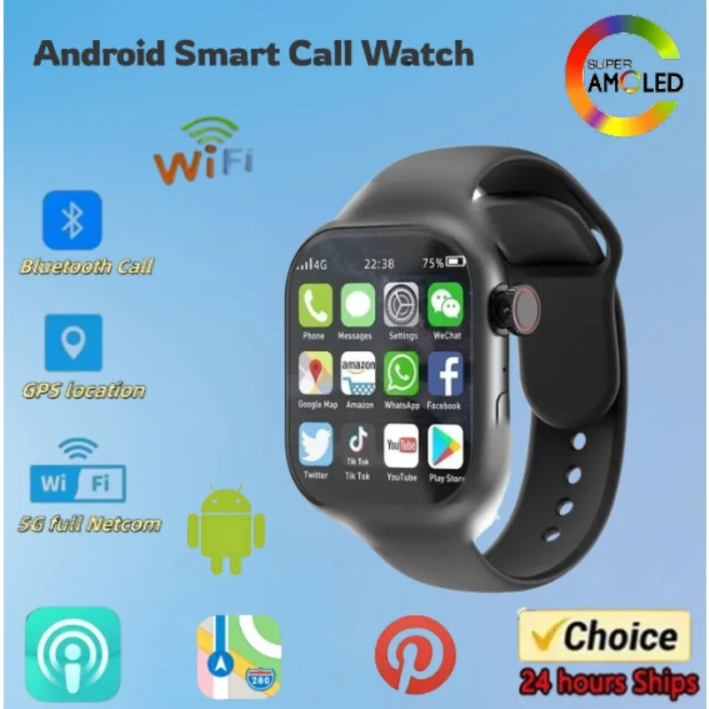 

Новый VP19 SmartWatch4GLTE/WiFi, слот для SIM-карты, 360° ° Вращающаяся камера, совместимая с Android/iOS. Подходит для мужчин и женщин.
