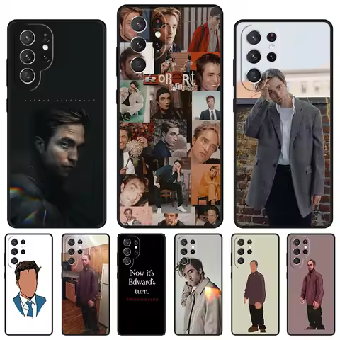 robert pattinson standing phone case For Samsung Galaxy S24 S23 S22 Ultra Note 10 20 Plus S8 S9 S10 S20 S21 FE Cover