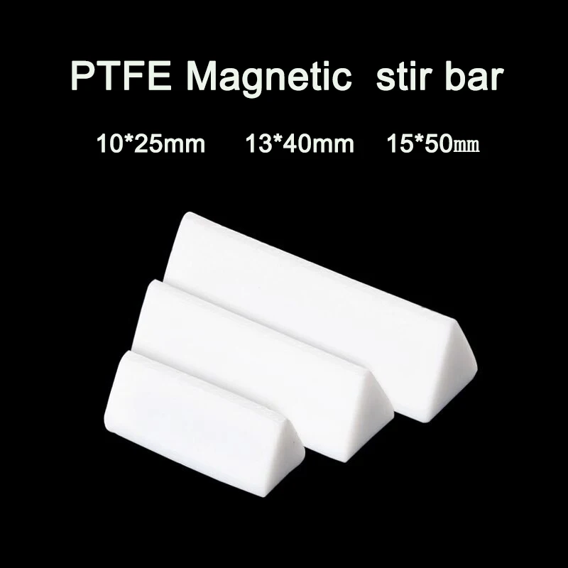 PTFE  Triangle Magnetic Stir Bar 25mm 40mm 50mm Mixer Stirrer Stirring Bars Stir Rod Laboratory Supplies  , 1Piece