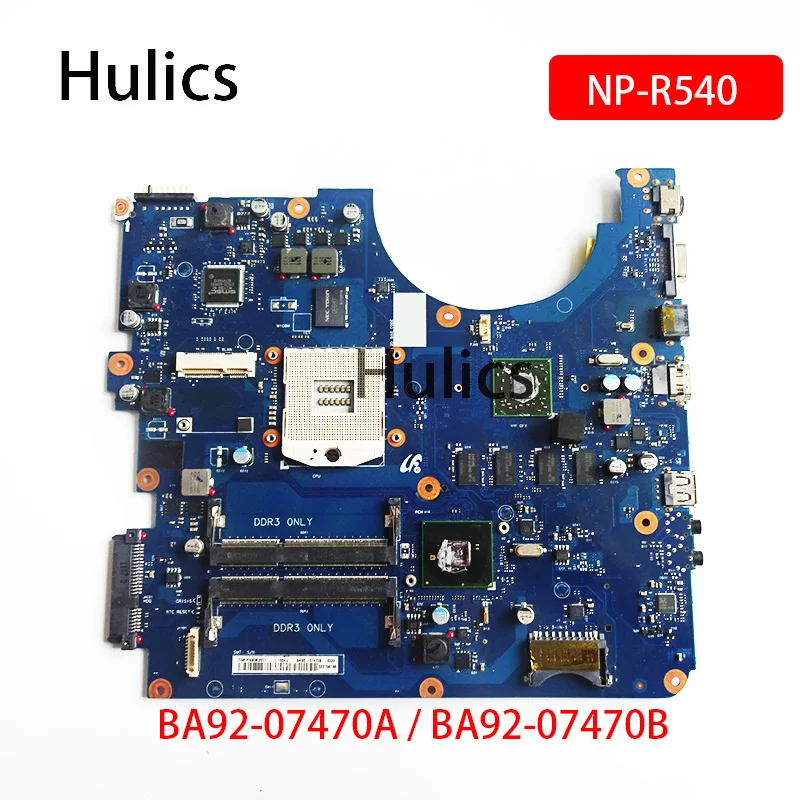 

Материнская плата Hulics для ноутбука Samsung NP-R540 R540, материнская плата HM55 BA92-07470A DDR3