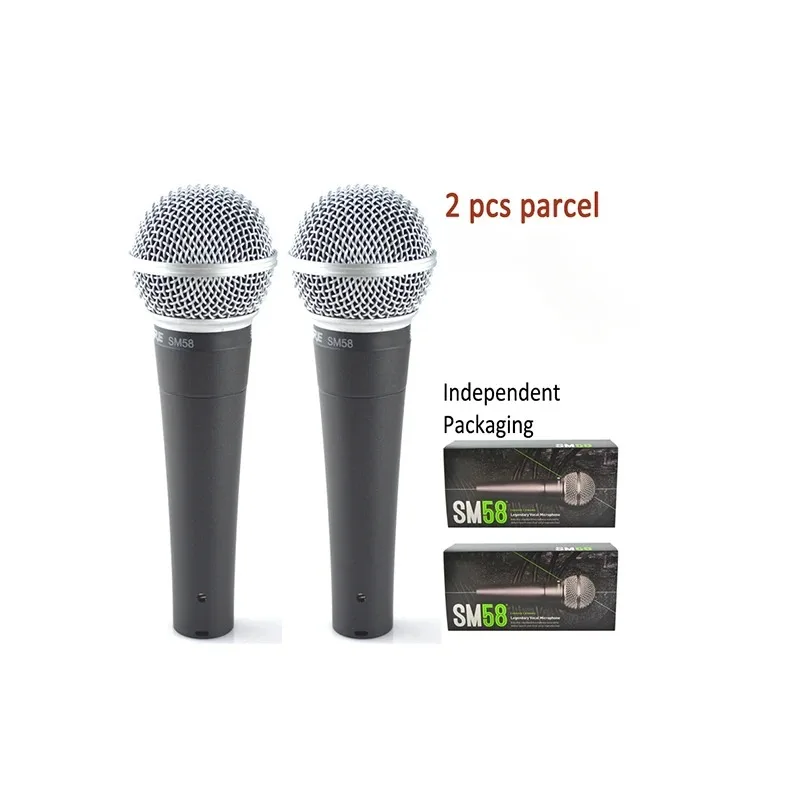 SHURE SM58 Wired Cardioid Dynamic Microphone Classic Vocal Stage Performance Guitar Studio Singing Home KTV Hand-held Mic